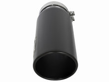 Laden Sie das Bild in den Galerie-Viewer, aFe MACHForce XP Cat-Back SS-304 5in Interooled Exhaust Tip 5in In x 6in Outx16inL Bolt-On Right Blk