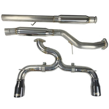 Carica l&#39;immagine nel visualizzatore di Gallery, Injen 16-18 Ford Focus RS 3in Cat-Back Stainless Steel Exhaust w/ 4in Black Chrome Tips