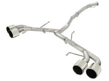 Carica l&#39;immagine nel visualizzatore di Gallery, aFe Takeda 3in SS Exhaust Cat-Back 09-14 Nissan GTR V6 3.8L Polished Tips