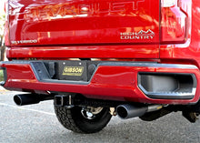 Carica l&#39;immagine nel visualizzatore di Gallery, Gibson 20-21 Chevy Silverado 6.6L 2.5in Cat-Back Dual Split Exhaust System Stainless - Black Elite