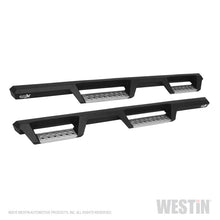 Charger l&#39;image dans la galerie, Westin 07-18 Jeep Wrangler JKU 4dr. HDX Stainless Drop Nerf Step Bars - Tex. Blk