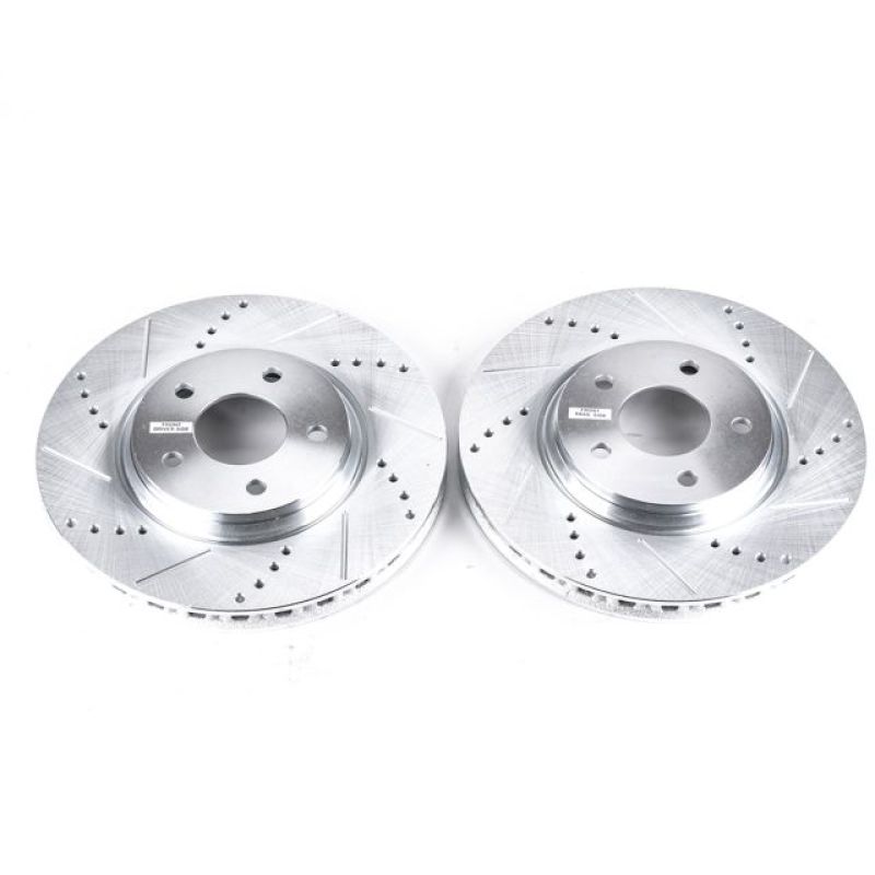 Power Stop 05-08 Chevrolet Cobalt Front Evolution Drilled & Slotted Rotors - Pair