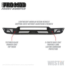 गैलरी व्यूवर में इमेज लोड करें, Westin 14-21 Toyota Tundra Pro-Mod Front Bumper - Tex. Blk