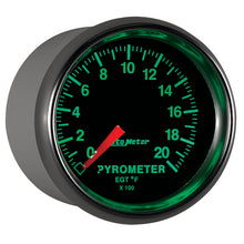 Laden Sie das Bild in den Galerie-Viewer, Autometer GS 0-2000 degree F Full Sweep Electronic Pyrometer Gauge