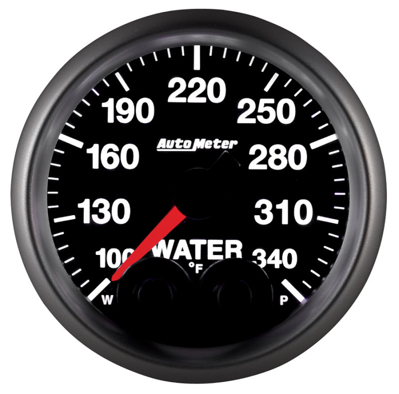 Autometer Elite 52mm 100-340 Deg F Water Temperature Peak and Warn Gauge w/ Electonic Control