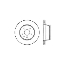 Cargar imagen en el visor de la galería, Centric 08-15 Audi TT Quattro Premium Rear CryoStop Brake Rotor