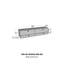 Cargar imagen en el visor de la galería, Westin/Brute Contractor TopSider 90in w/ Drawers &amp; Doors - Aluminum