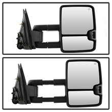 गैलरी व्यूवर में इमेज लोड करें, xTune Chevy Silverado 14-16 Heated Smoke LED Signal Telescoping Mirrors MIR-CSIL14S-G2-PWH-SM-SET