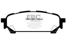 Charger l&#39;image dans la galerie, EBC 04-06 Saab 9-2X 2.0 Turbo Redstuff Rear Brake Pads