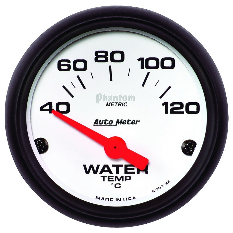 Autometer Phantom 52mm 40-120 Deg C Electronic Water Temp Gauge