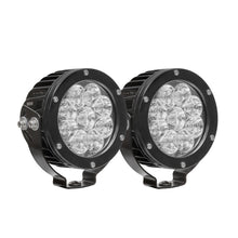 Cargar imagen en el visor de la galería, Westin Axis LED Auxiliary Light 4.75 inch Round Spot w/3W Osram (Set of 2) - Black