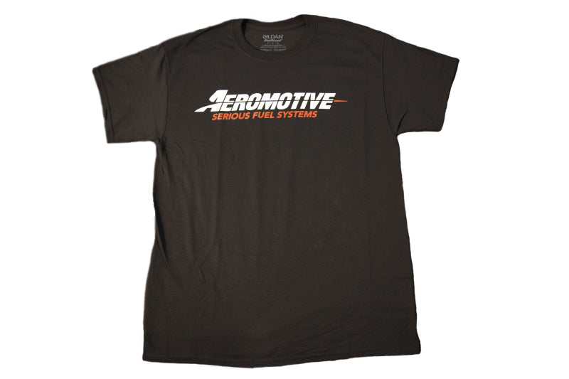 Aeromotive Standard Logo Black/Red T-Shirt - XXX-Large