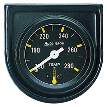 Cargar imagen en el visor de la galería, Autometer AutoGage 1 1/2in Mechanical 280 Deg Water Temp Gauge - Black