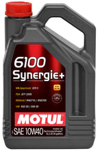 Load image into Gallery viewer, Motul 5L Technosynthese Engine Oil 6100 SYNERGIE+ 10W40 4X5L - Case of 4