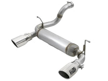 Cargar imagen en el visor de la galería, aFe Rebel Series 2.5in 409 SS Axle-Back Exhaust w/ Polished Tips 2018+ Jeep Wrangler (JL) V6 3.6L