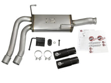 Carica l&#39;immagine nel visualizzatore di Gallery, aFe Rebel Series CB Middle-Side Exit SS Exhaust w/ Black Tips 09-16 GM Silverado/Sierra V6/V8