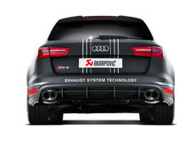 गैलरी व्यूवर में इमेज लोड करें, Akrapovic 14-17 Audi RS6 Avant (C7) Evolution Line Cat Back (Titanium) w/ Carbon Tips