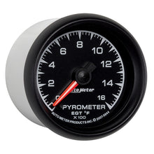 Laden Sie das Bild in den Galerie-Viewer, Autometer ES 52.4mm Pyrometer 0-1600 Degree F FSE Gauge