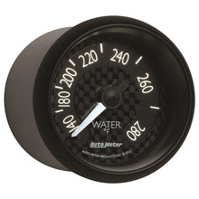 Laden Sie das Bild in den Galerie-Viewer, Autometer GT Series 52mm Mechanical 140-280 Deg F Water Temperature Gauge