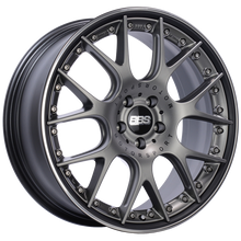 Charger l&#39;image dans la galerie, BBS CH-RII 20x8.5 5x120 ET32 Satin Platinum Center Black Lip SS Rim Prot Wheel -82mm PFS/Clip Req