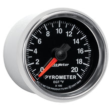 Laden Sie das Bild in den Galerie-Viewer, Autometer GS 0-2000 degree F Full Sweep Electronic Pyrometer Gauge