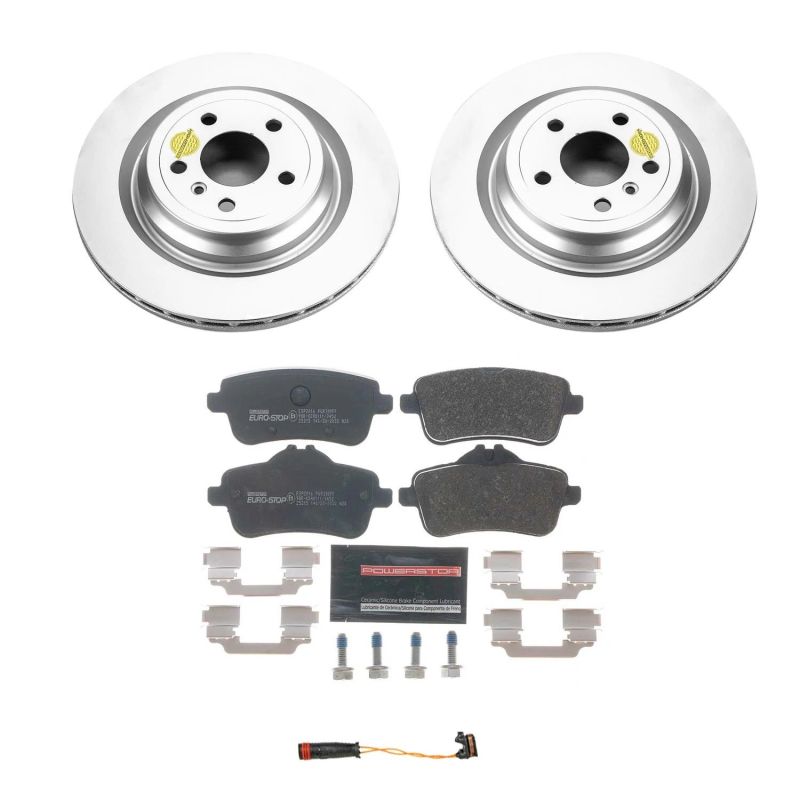 Power Stop 2018 Mercedes-Benz GLE350 Rear Euro-Stop Brake Kit