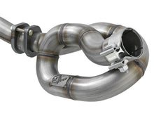 Carica l&#39;immagine nel visualizzatore di Gallery, aFe POWER Twisted Steel Y-Pipe w/ Loop Relocation Pipe 12-18 Jeep Wrangler (JK) V6 3.6L