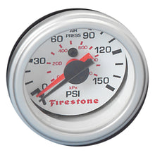 Carica l&#39;immagine nel visualizzatore di Gallery, Firestone Replacement Pressure Gauge - White Face Dual GA Only (For PN 2241 / 2260) (WR17609201)