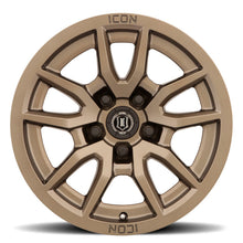 Charger l&#39;image dans la galerie, ICON Vector 5 17x8.5 5x5 -6mm Offset 4.5in BS 71.5mm Bore Bronze Wheel