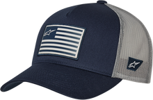 Carica l&#39;immagine nel visualizzatore di Gallery, ALPINESTARS Flag Hat - Snapback - Navy/Gray - One Size 1211810137011OS