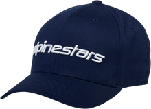 गैलरी व्यूवर में इमेज लोड करें, ALPINESTARS Linear Hat - Navy/White - Small/Medium 1230810057020SM