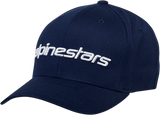 ALPINESTARS Linear Hat - Navy/White - Small/Medium 1230810057020SM