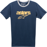 ALPINESTARS Match T-Shirt - Navy/Gray - Large 1211740107026L