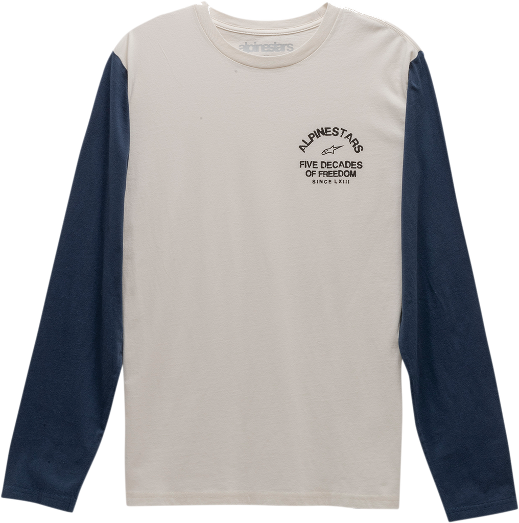 ALPINESTARS Decades Long-Sleeve T-Shirt - Natural - XL 12117400991XL