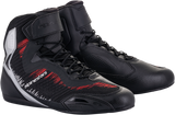 ALPINESTARS Faster-3 Rideknit Shoes - Black/Silver/Red - US 7 251031919307