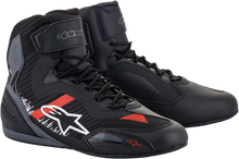 Carica l&#39;immagine nel visualizzatore di Gallery, ALPINESTARS Faster-3 Rideknit Shoes - Black/Gray/Red - US 8 251031911658