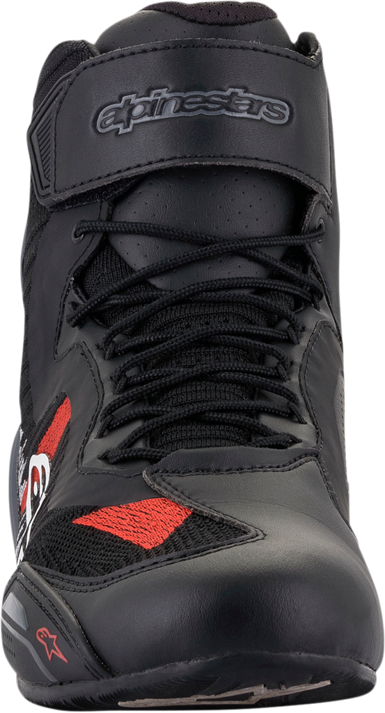 ALPINESTARS Faster-3 Rideknit Shoes - Black/Gray/Red - US 8 251031911658