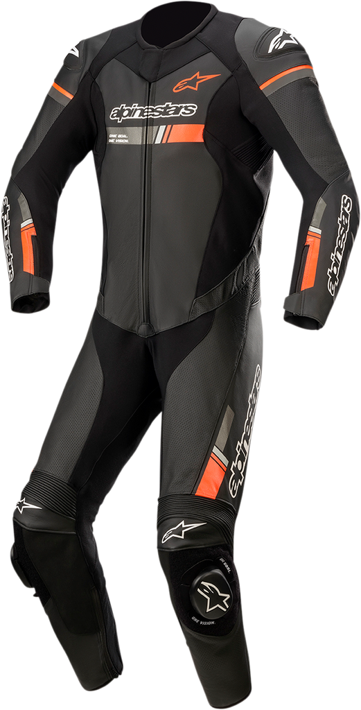 ALPINESTARS GP Force Chaser 1-Piece Leather Suit - Black/Red Fluorescent - US 50 / EU 60 3150321-1030-60