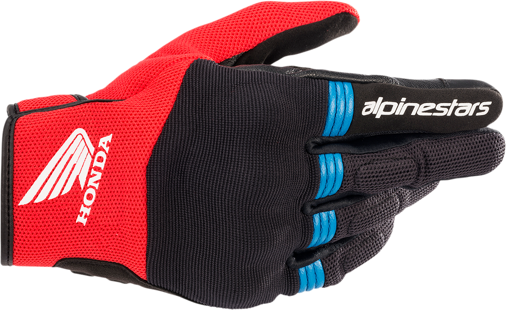 ALPINESTARS Honda Copper Gloves - Black/Red - Large 3568321-1317-L