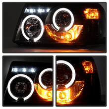 Load image into Gallery viewer, Spyder Ford Ranger 01-11 1PC Projector Headlights LED Halo LED Blk Smke PRO-YD-FR01-1PC-HL-BSM