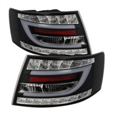 Cargar imagen en el visor de la galería, Spyder Audi A6 05-08 4Dr Sedan( not fit Quattro) Light Bar LED Tail Lights Blk ALT-YD-AA605-LBLED-BK