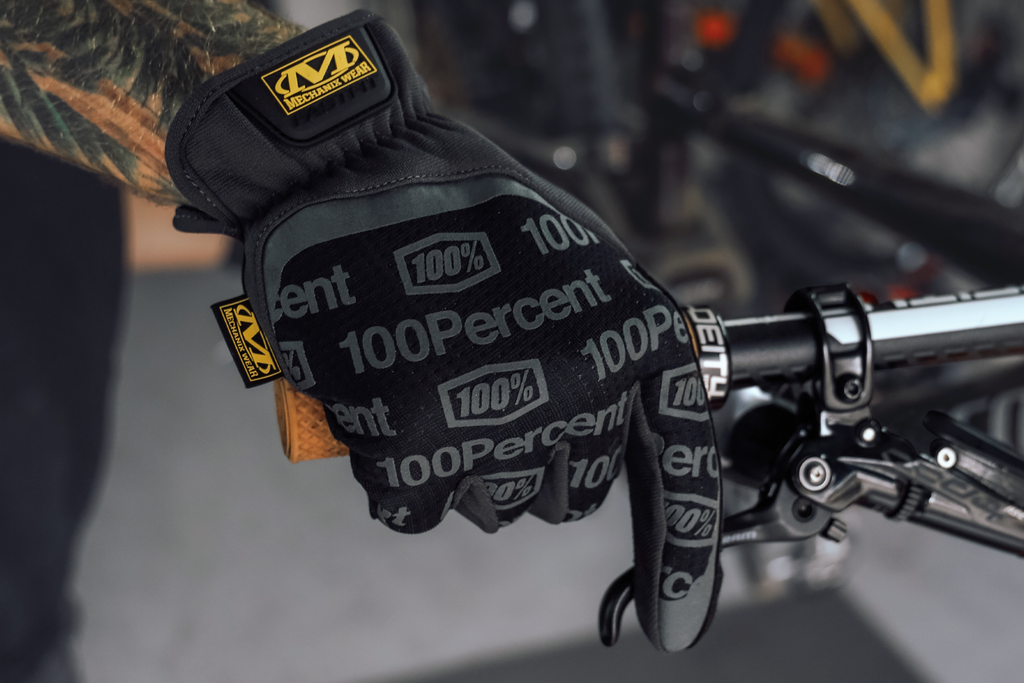 100% 100% Fastfit Gloves - Black - 2XL