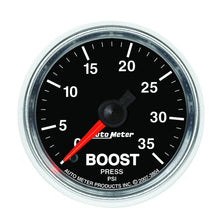 Laden Sie das Bild in den Galerie-Viewer, AutoMeter GS 2 1/16 inch 35PSI Mechanical Boost Gauge