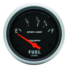 गैलरी व्यूवर में इमेज लोड करें, Autometer Sport-Comp 2 5/8in 24ohm-33ohm Fuel Level Gauge