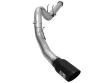 Carica l&#39;immagine nel visualizzatore di Gallery, aFe MACHForce XP Exhaust 5in DPF-Back Stainless Steel Exht 2015 Ford Turbo Diesel V8 6.7L Black Tip