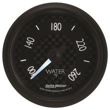 Cargar imagen en el visor de la galería, Autometer GT Series 52mm Full Sweep Electronic 100-260 Deg F Water Temperature Gauge