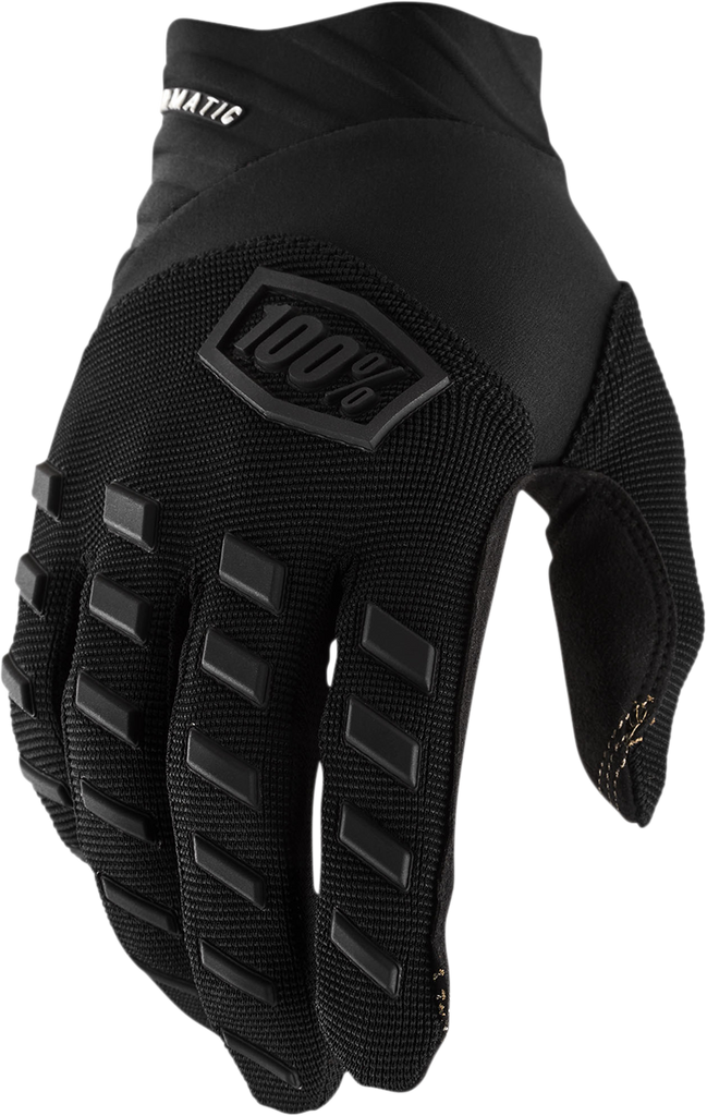 100% Youth Airmatic Gloves - Black/Charcoal - Medium 10001-00001