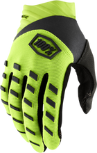 Laden Sie das Bild in den Galerie-Viewer, 100% Youth Airmatic Gloves - Fluorescent Yellow/Black - Medium 10001-00005