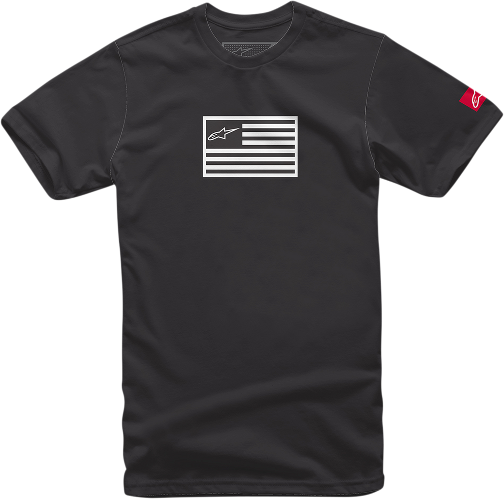 ALPINESTARS Flagged T-Shirt - Black - XL 12137203810XL