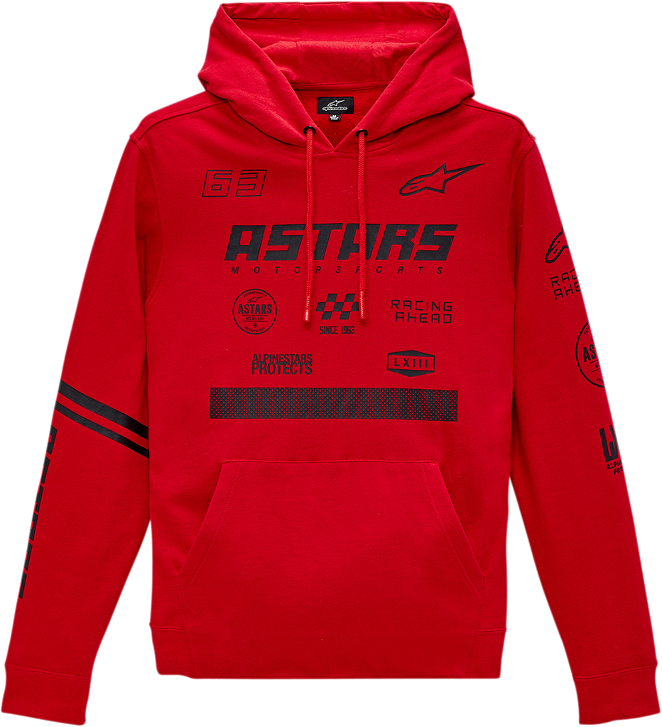 ALPINESTARS Multi Race Hoodie - Red - Medium 12135150030M